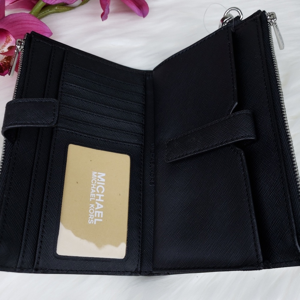 🌺NWT Michael Kors double zip wristlet wallet MK - Picture 5 of 7